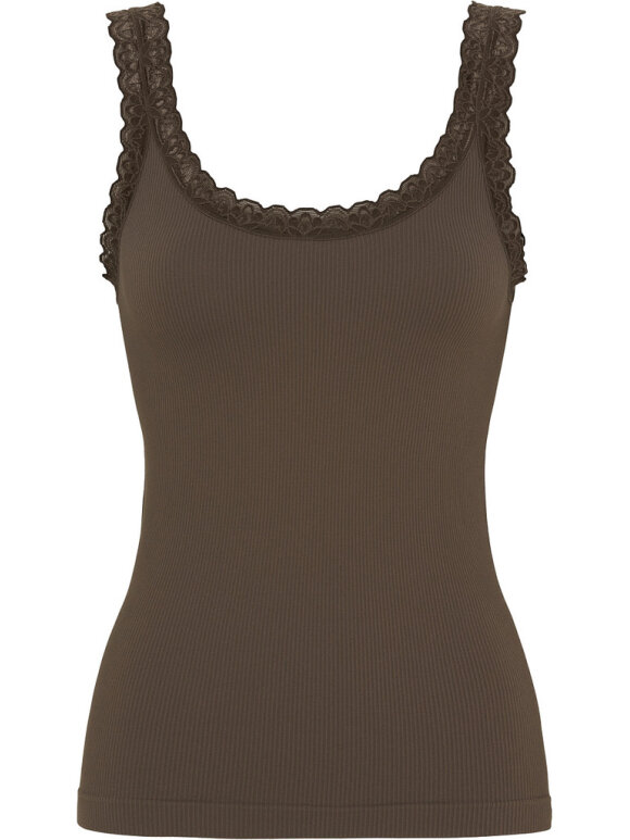 tim&simonsen - Frida rib Top Noce