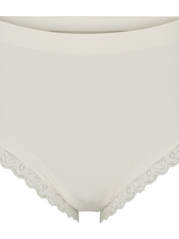 tim&simonsen - Feline rib midi Panties Ivory
