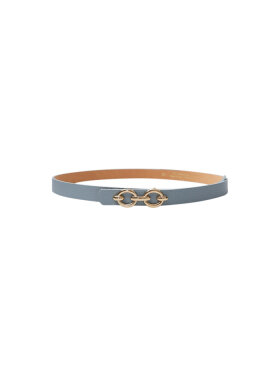 Black Colour - BCLotus Belt Light Blue