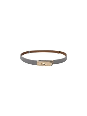 Black Colour - BCSHARON Gold Buckle Belt