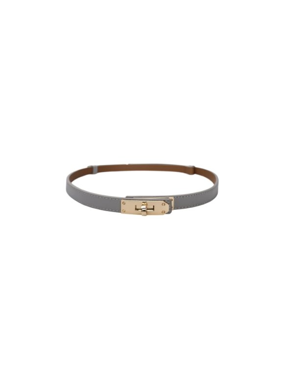 Black Colour - BCSHARON Gold Buckle Belt