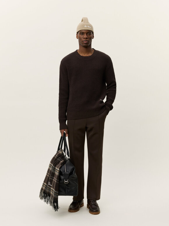 Les Deux - Alvin Waffle Crewneck Knit