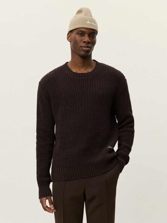 Les Deux - Alvin Waffle Crewneck Knit