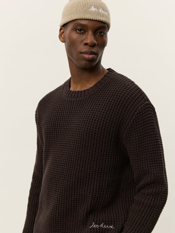 Les Deux - Alvin Waffle Crewneck Knit