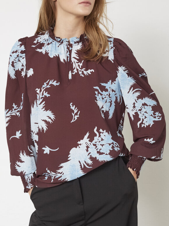 Love & Divine - Love490-25 Blouse Bordeaux