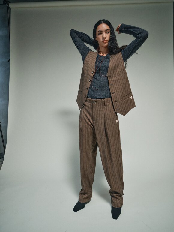 HEYANNO - MMHWell Striped Pant demitasse