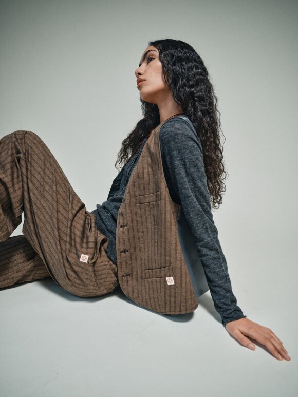HEYANNO - MMHWell Striped Pant demitasse
