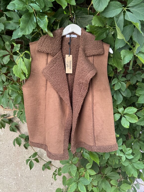 Amaze Cph - Maggie Vest Dark Brown