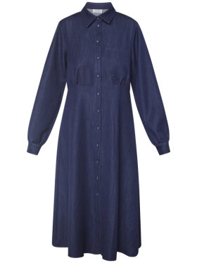 Love & Divine - Love1420 Kjole Undwashed denim