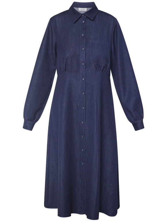 Love & Divine - Love1420 Kjole Undwashed denim