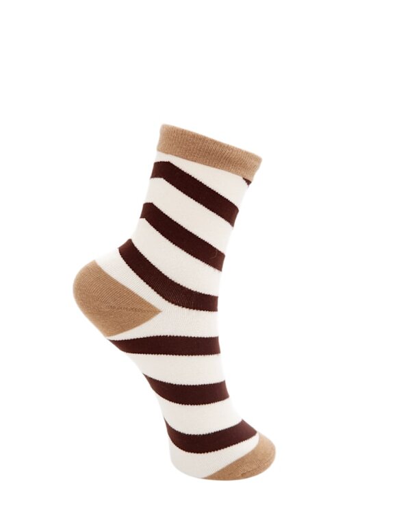 Black Colour - BCYesenia Sock off white Coffe