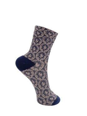 Black Colour - BCMilena Lurex Sock Navy
