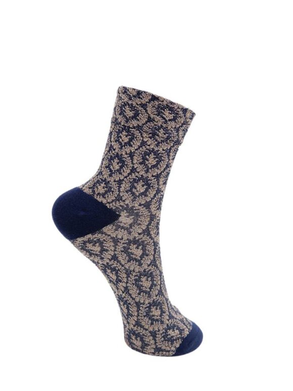 Black Colour - BCMilena Lurex Sock Navy
