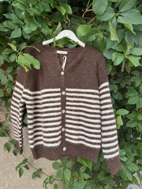 Lecoco - Sigrid strik cardigan Choco