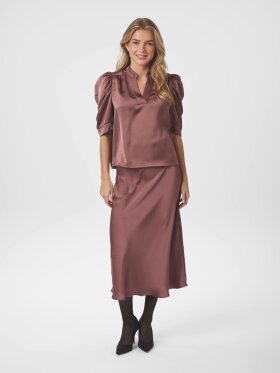 Neo Noir - Roella Heavy Sateen Blouse