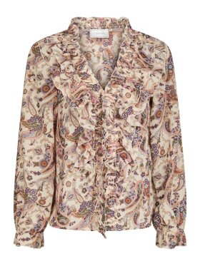 Neo Noir - Ivery Art Paisley Blouse Creme