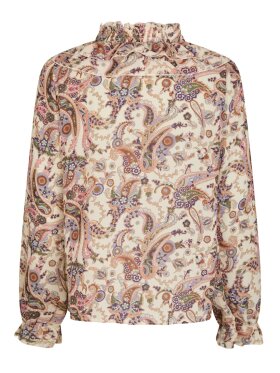 Neo Noir - Ivery Art Paisley Blouse Creme