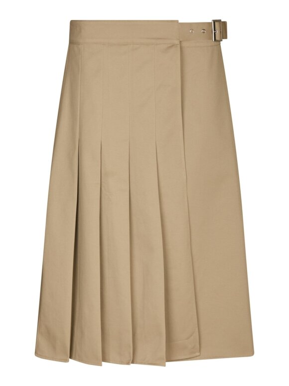 Neo Noir - Prisilla Twill skirt Taupe