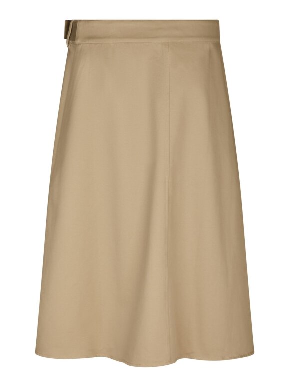 Neo Noir - Prisilla Twill skirt Taupe