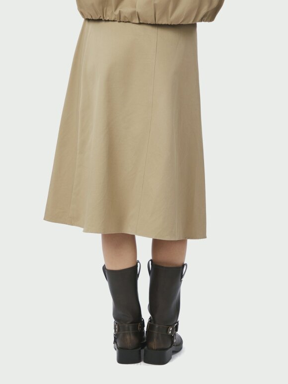 Neo Noir - Prisilla Twill skirt Taupe