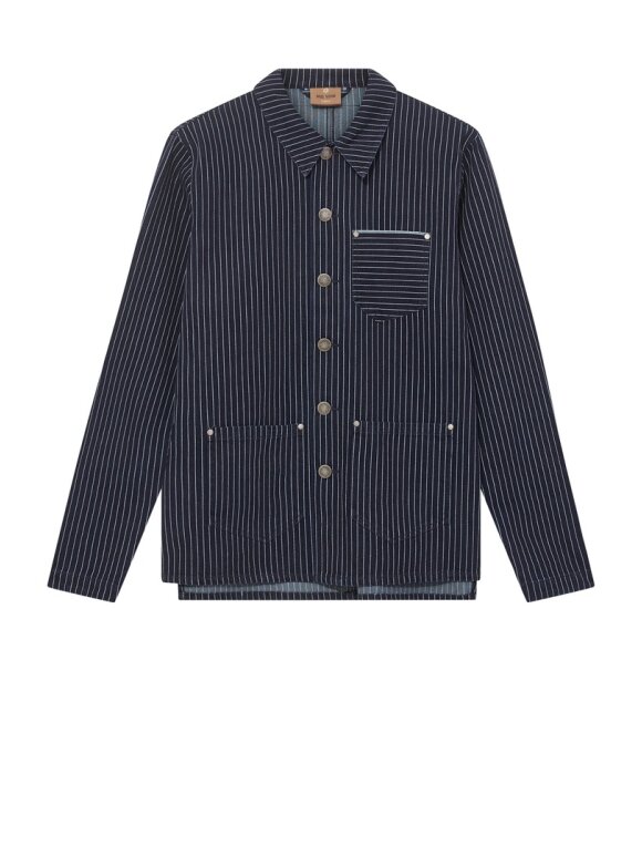 Mos Mosh Gallery - MMGMapham Stripe Denim Jacket