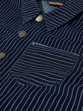 Mos Mosh Gallery - MMGMapham Stripe Denim Jacket