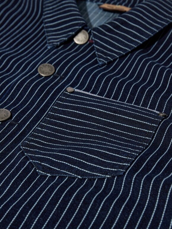 Mos Mosh Gallery - MMGMapham Stripe Denim Jacket