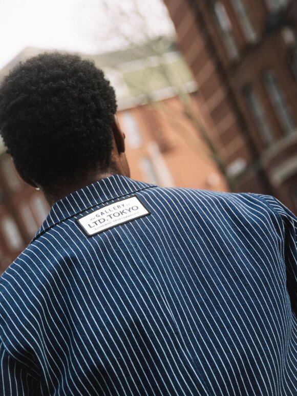 Mos Mosh Gallery - MMGMapham Stripe Denim Jacket
