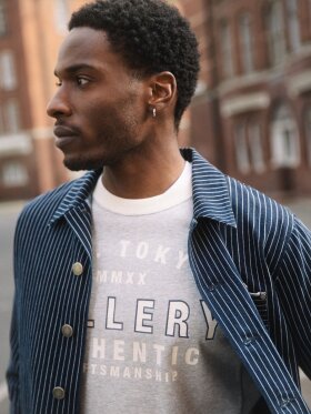 Mos Mosh Gallery - MMGMapham Stripe Denim Jacket