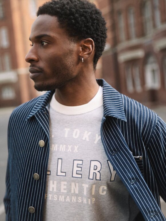 Mos Mosh Gallery - MMGMapham Stripe Denim Jacket