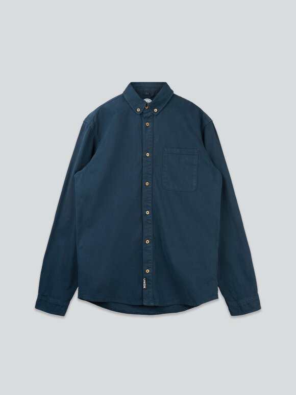 Lakor - Bedford Courd shirt Blueberry