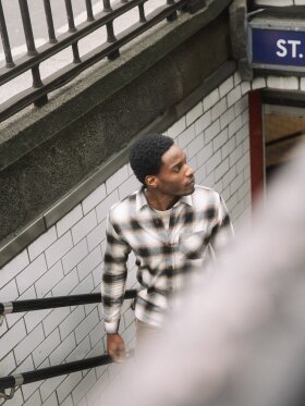 Mos Mosh Gallery - MMGDavid Hang Overshirt Alumin