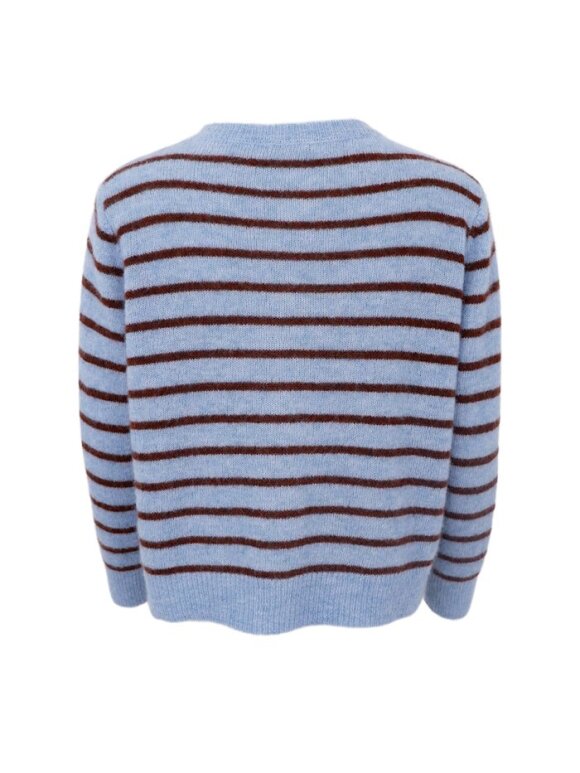 Black Colour - BCDell Striped Knit Cardigan