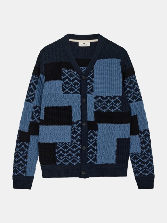 Anerkjendt - Aksvend patchwork knit cardiga