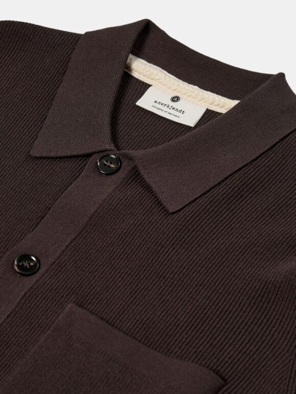 Anerkjendt - Aksvend Needle Rib Knit Cardig