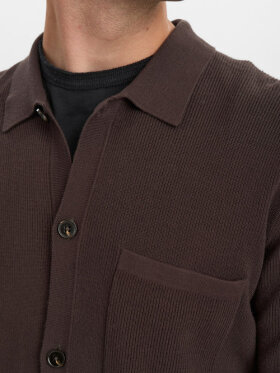 Anerkjendt - Aksvend Needle Rib Knit Cardig