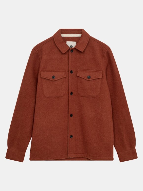 Anerkjendt - AKOSCAR BOILED WOOL OVERSHIRT