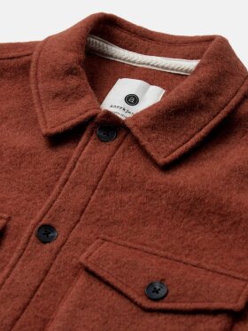 Anerkjendt - AKOSCAR BOILED WOOL OVERSHIRT
