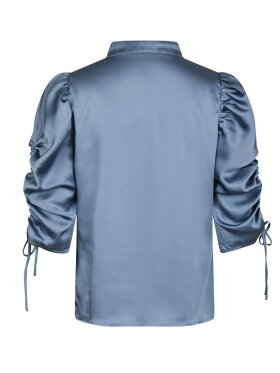 Neo Noir - Alvira Drapy Satin Dusty Blue