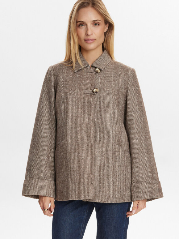 Numph - NURaven Jacket Black Coffee