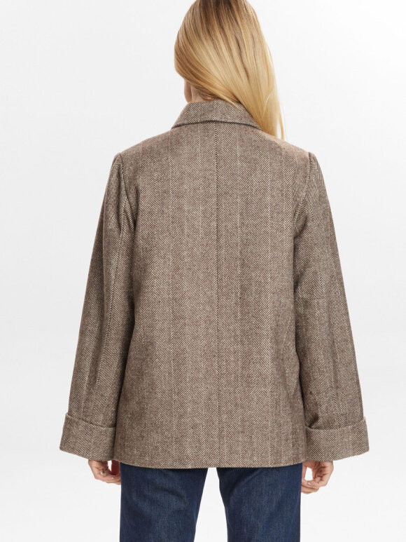 Numph - NURaven Jacket Black Coffee