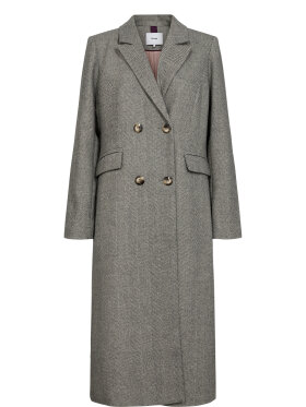 Numph - NURaven Coat Medium Grey mel