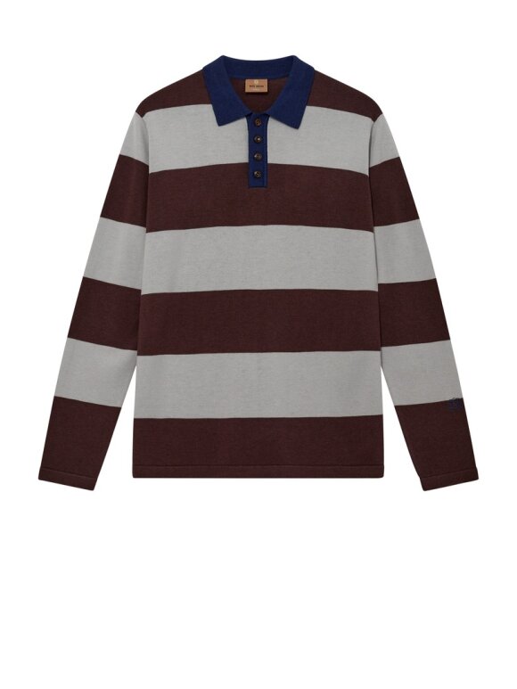 Mos Mosh Gallery - MMGRoyal Preppy LS Polo Knit