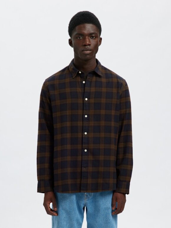 Selected - SLHREGNOAH BRUSHED TWIST SHIRT