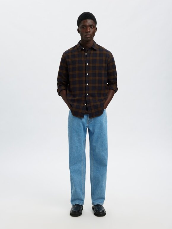 Selected - SLHREGNOAH BRUSHED TWIST SHIRT