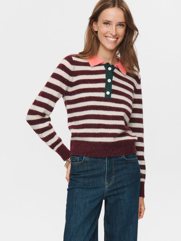 Numph - NUCiara Riette Stripe Pullover