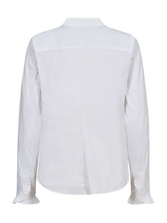 Mos Mosh - MMHassie Pleat Shirt White