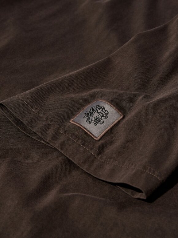Mos Mosh Gallery - MMGStep Faded O-SS Tee Brown