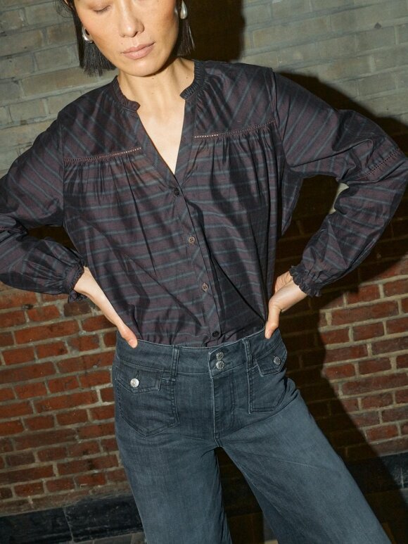 Mos Mosh - MMBenedette Silky Shirt fudge
