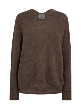 Mos Mosh - MMThora V-NEck Knit Falcon